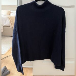 Lisa Yang boxy cashmere mock-neck sweater- perfect condition
